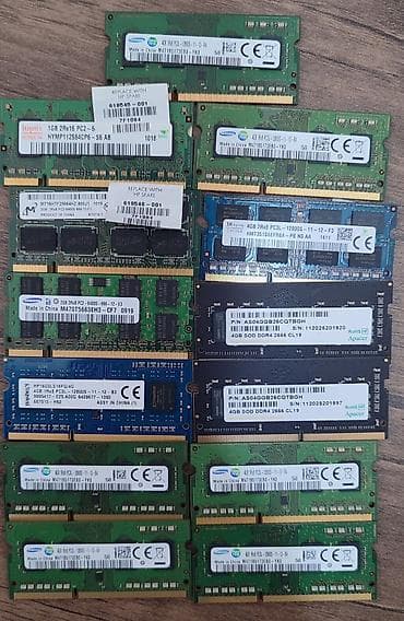 Operativ yaddaş (RAM) Samsung, 4 GB, 1600 Mhz, DDR3, Noutbuk üçün