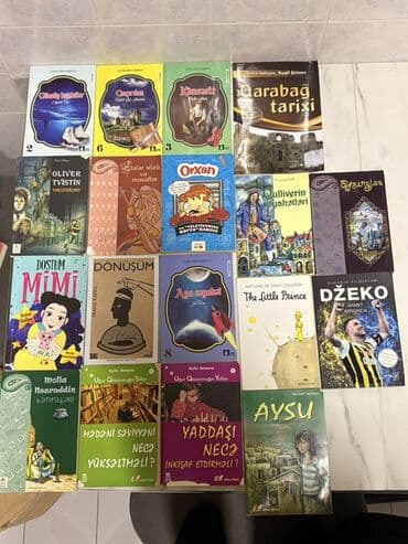 Müxtəlif janrlarda böyük kitab dəsti Tərkib: - Uşaq və yeniyetmələr