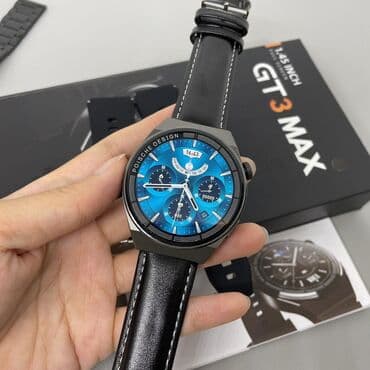 smart watch 7 qiymeti: Smart Saat 3 kəmərli *Porsche Design GT-3 MAX* Zəng etmək - — 2