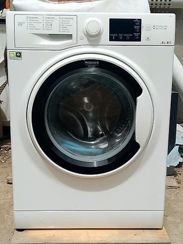 Стиральная машина Hotpoint Ariston, 6 кг, Б/у, Автомат, Без сушки, Нет кредита, Самовывоз at lalafo.az Стиральная машина Hotpoint Ariston, 6 кг, Б/у, Автомат, Без сушки, Нет кредита, Самовывоз