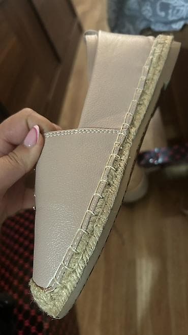 rezin botinkalar: Qadın espadril ayaqqabısı – EURO KISS - Rəng: açıq qəhvəyi/bej ton - — 3