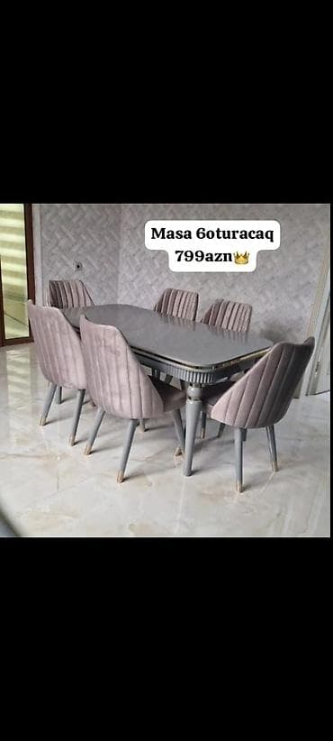 kafe ucun stol stul: Qonaq otağı üçün, Yeni, 6 stul — 1
