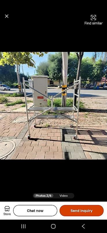 Alüminium hərəkətli iskele platforması - Material: yüngül və lalafo.az -da Alüminium hərəkətli iskele platforması - Material: yüngül və