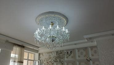 xrustal vaz: Çılçıraq, 10 və daha çox lampa, Xrustal — 1