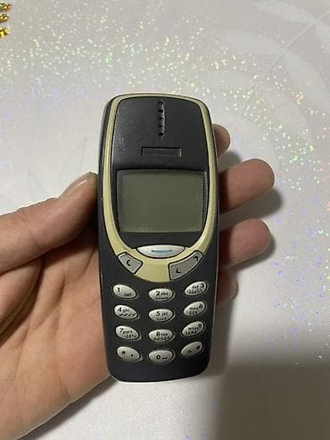 sadə telefonlar nokia: Nokia 3310, < 2 GB Memory Capacity, rəng - Qara, Düyməli — 1