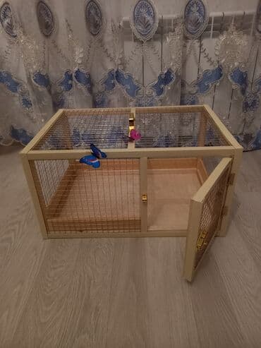 evren cuce yemi: Her ölçüye uygun qefesler yigilir razmere göre qiymet deyişir — 2