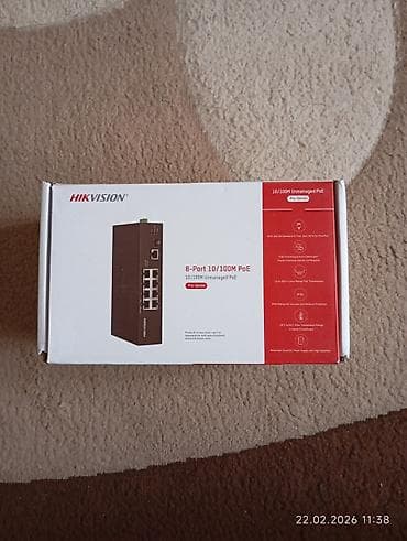 kamera polaroid: Hikvision 8-Port 10/100M PoE (Pro-Series) – 10/100M Unmanaged PoE — 2