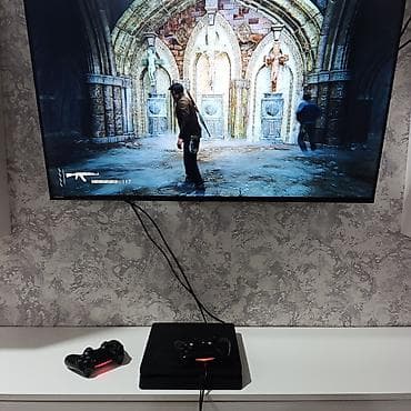 oyun konsoli: PS4 slim 500gb zavod plombu üzərində, ideal vəziyətdə 2pult +10 oyun — 4