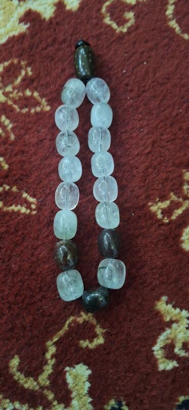 Сумки: Məhsul: Təsbeh dəsti - Üç ədəd əl işi təsbeh. - Model 1: Zeytun-yaşıl — 3