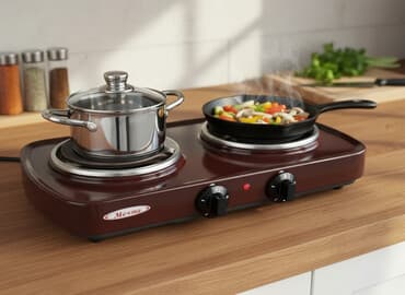 işlənmiş qaz pecləri: Plitə Elektrik, Stolüstü, 2 gözlü — 1