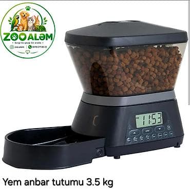 heyvanlar ucun mallar: Avtomatik yem qabı dispenseri (yem qabı) Bu şəkildəki məhsul avtomatik — 7