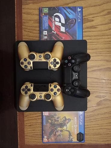 Ps4 slim (prasifkasiz) 500 gb yaddaşdır 2 orjinal disk(cigizsiz) 3