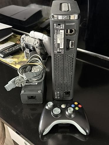 video maqnitofon: Xbox 360 Fat oyun konsolu – tam komplekt Hazır proşifka olunub içində — 2