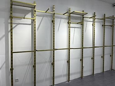 İstehsal avadanlığı: Mağaza üçün vitrin və avadanlıq komplekti - Qızılı rəngdə metal modul — 2