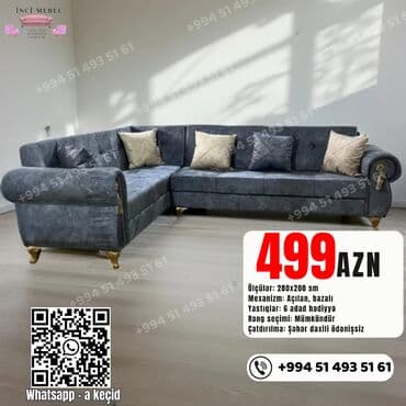 Künc divan, Yeni, Açılan, Bazalı, Parça, Şəhərdaxili pulsuz çatdırılma