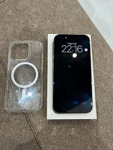 IPhone 16 Pro, 256 GB, Gümüşü, Face ID
