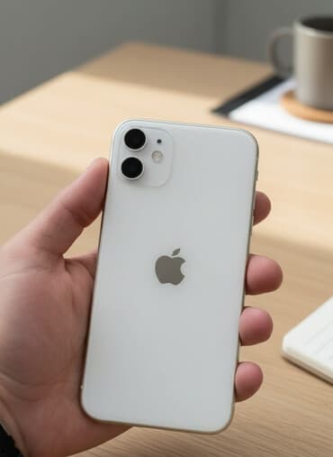 berde telefon: IPhone 11, 64 GB, Ağ, Face ID — 1
