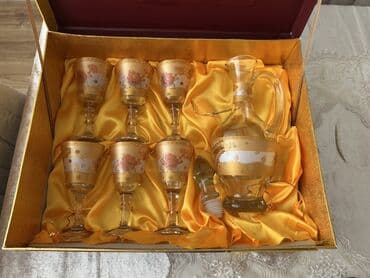 sarlarla dekor: Rəng - Qızılı, Şüşə, 7, 1 l, Rusiya — 1