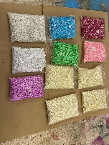 mirvari abadok: İncə dekorativ yarım-muncuq seti – yapışdırma üçün Məhsul təsviri: - — 7