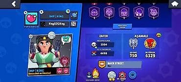 Brawl Stars hesabı – yüksək səviyyəli, hazır oynanış üçün - Kupa — 2