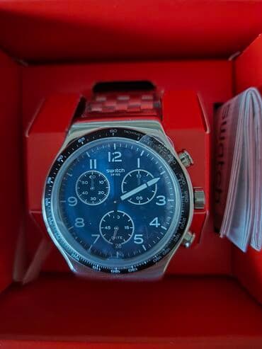 детские наручные часы swatch: Yeni, Qol saatı, Swatch, rəng - Gümüşü — 3