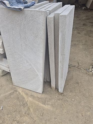 Darvazalar və aksesuarlar: Təbii qaya daşı plitələri – açıq meydançalar, həyət, teras, pilləkən — 10