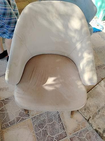 komfort mebel: Velvet parça ilə yumşaq oturacaqlı, arxası və qolları inteqrə edilmiş — 2