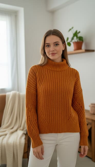 женские свитшоты с принтом: Кофта, XS, цвет - Оранжевый — 1