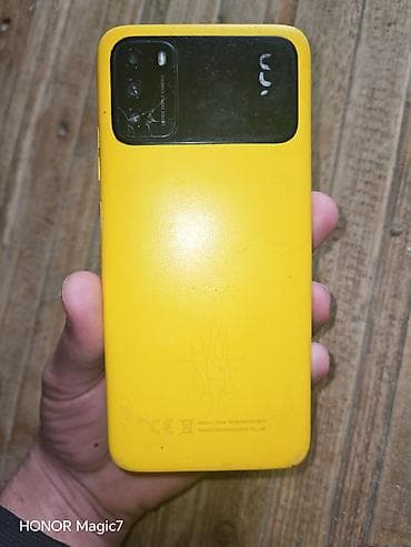 honor telefonlari: Poco M3, 64 GB, rəng - Sarı, Barmaq izi — 2