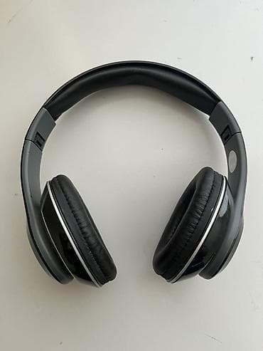 Avtoelektronika: Qulaqlıqlar – Over‑Ear, qara/gri - Over‑ear tipli, yumşaq dəri — 1