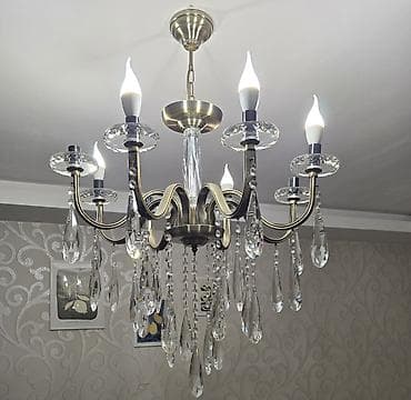 Çılçıraq, 8 lampa, Metal