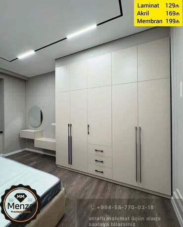 membran qapilar: Yeni, Açılan, 6 qapı Düz dolab, Qarderob, paltar dolabı, Rusiya — 1