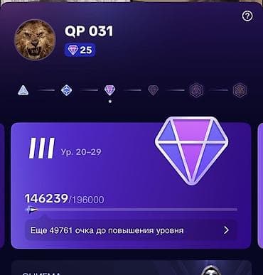 Oyundaxili hesab/səviyyə xidməti – QP 031 - QP 031 profil adı - 25 — 1