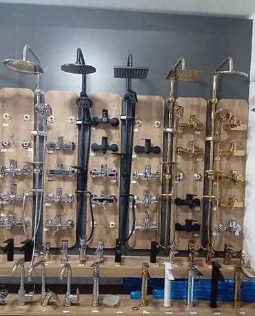 Duş sistemləri və kranlar – müxtəlif model və rənglər Məhsul təsviri