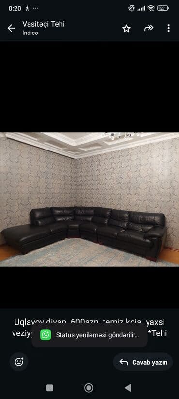 uglavoy divan: Künc divan — 1