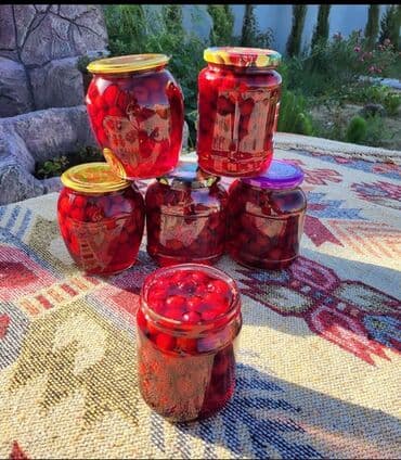 İçkilər: Məhsul: Vişnə mürəbbəsi (bankalarda) Təsvir: - Təzə, ətirli — 1