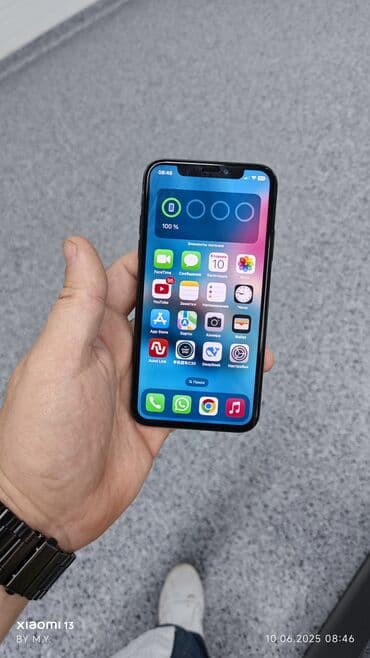 iphone x ikinci əl: IPhone X, Qara, Face ID — 6