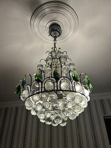 novruz dekorlar: Çılçıraq, 10 və daha çox lampa, Xrustal — 1