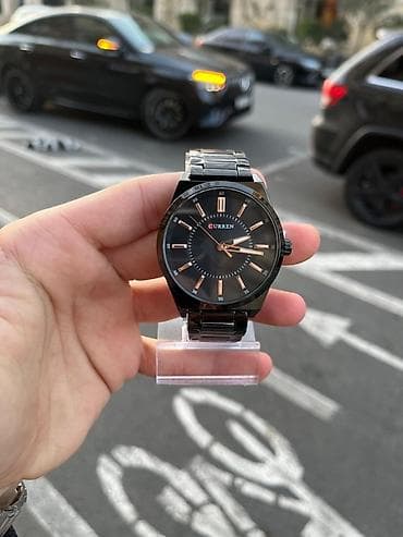 telefonlu saat: Yeni, Qol saatı, Curren, rəng - Gümüşü — 2