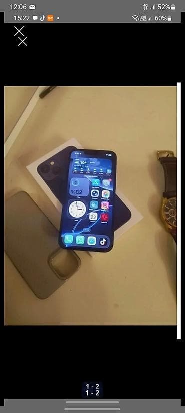 2.el apple telefon: IPhone 13, 128 GB, Blue Titanium, Face ID — 3