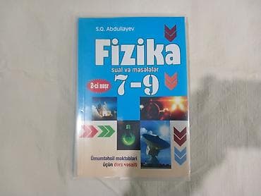 Fizika mesele kitabi. Ela vəziyyətdedir, cirigi, eziyi, ustunde yazi