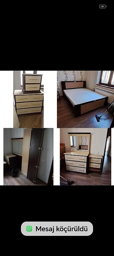 Yataq dəsdi 400 azn təcili satlr Dolab qapıları sökülüb ki alan