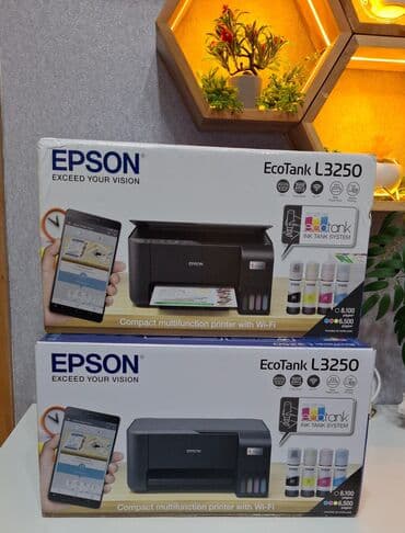 planşetlərin qiyməti: ☑️Epson L3250 ✅Qiymət: 340 Azn ⚠️Qeyd: Bu modeldən əlavə digər — 5