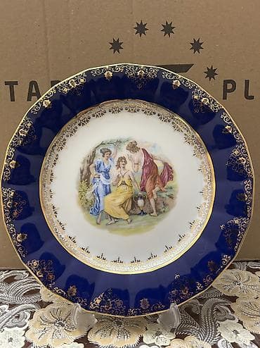 Porcelian dekorativ boşqab Madonna - Material: yüksək keyfiyyətli