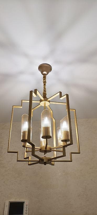 Çılçıraq, 6 lampa, Metal — 1