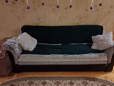 Lincoln: Диван, Б/у, Нераскладной, Без подьемного механизма, Ткань — 1