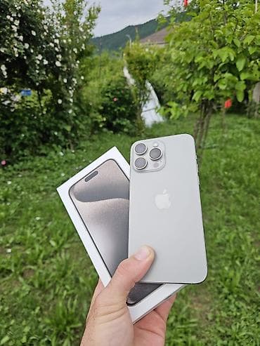 iphone x 256 gb qiymeti: IPhone 15 Pro Max, 256 GB, Natural Titanium, Face ID — 10