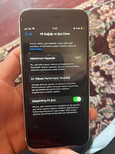 iphone se3 qiyməti: IPhone SE 2020, 128 GB, Ağ, Barmaq izi — 6