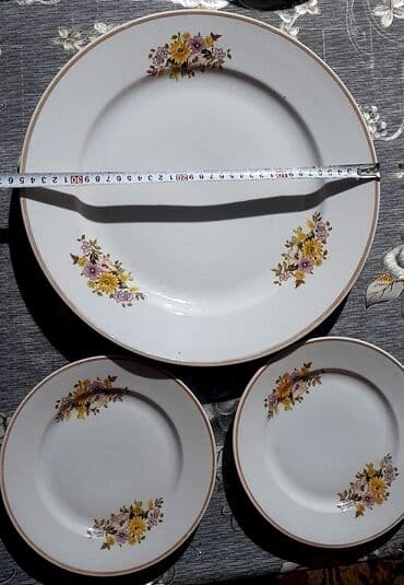 tarelka: Boşqablar, rəng - Ağ — 1