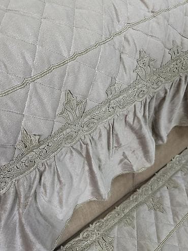 turkmen tekstil: Divan üçün rəng - Gümüşü Yataq örtüyü — 2